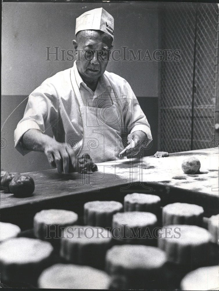 1971 Important Mooncake Shell Mixture Egg - Historic Images