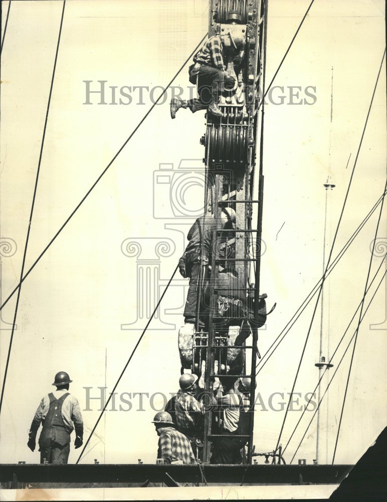 1964 Derrick Boom Beam Ants Workman Story - Historic Images