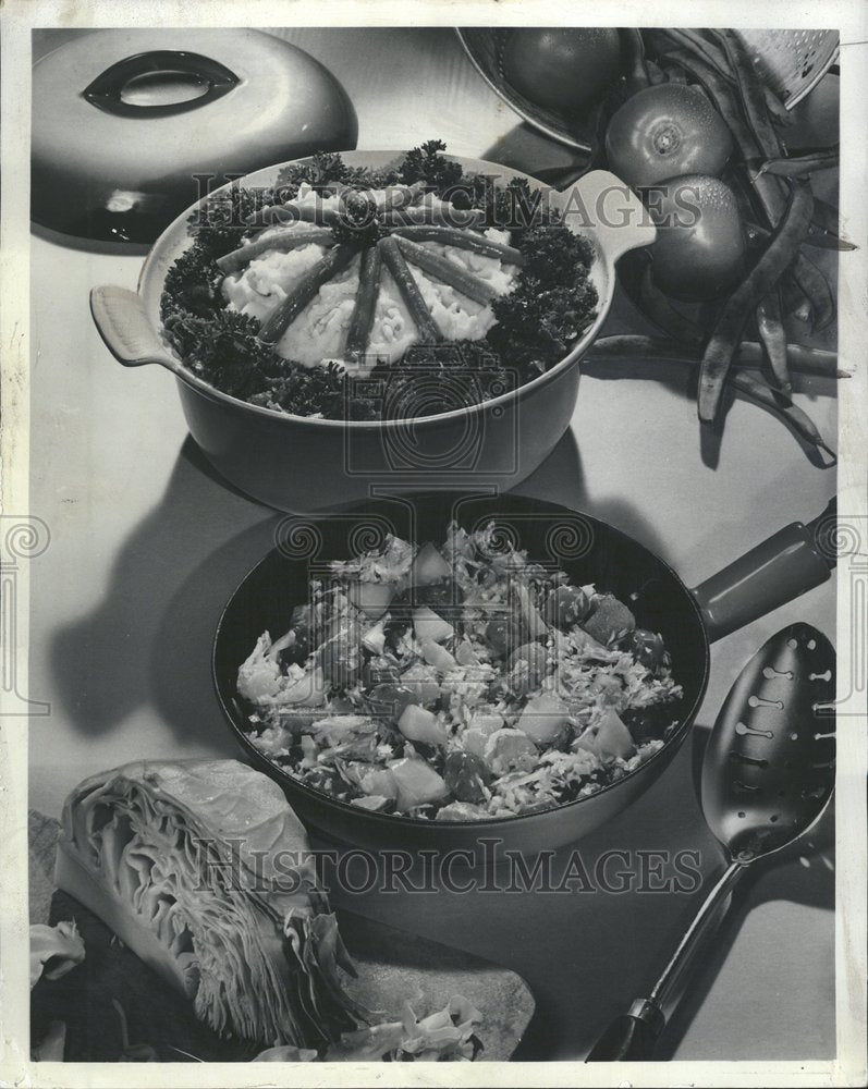 1966 Corned Beef Cabbage Casserole Combine - Historic Images