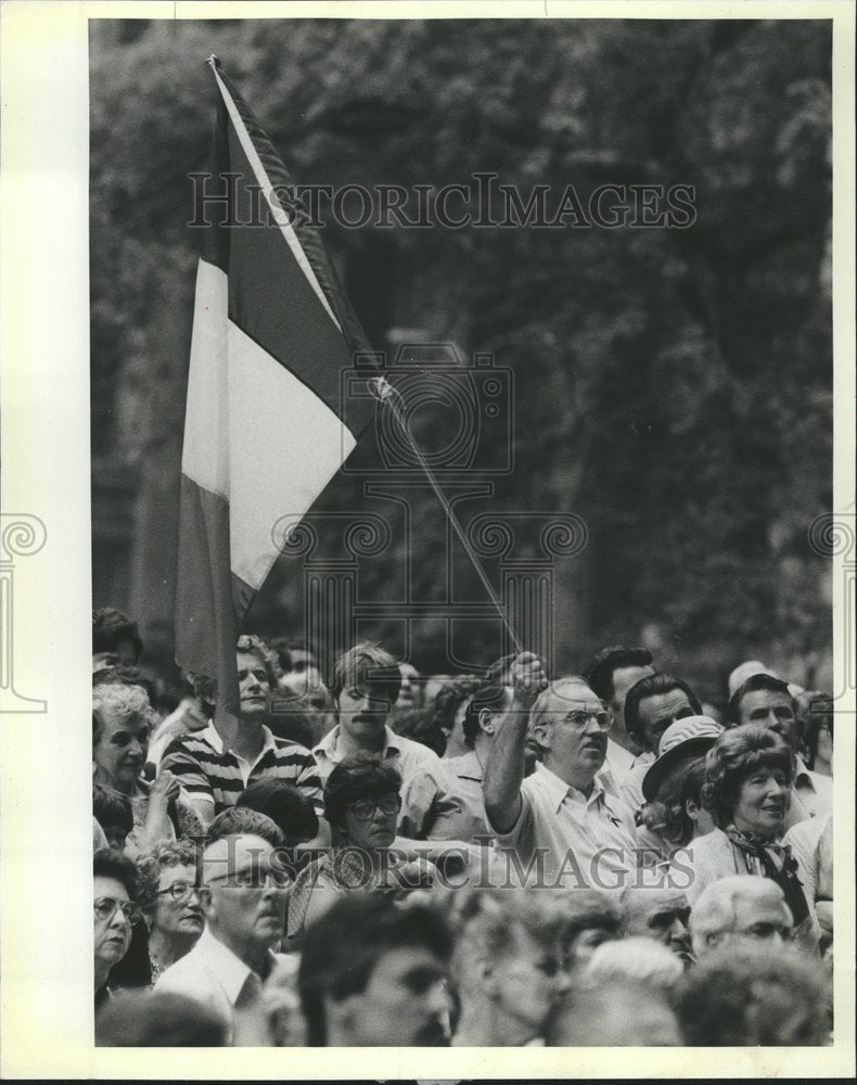 1981, president Reagon congress Daley center - RRV60649 - Historic Images