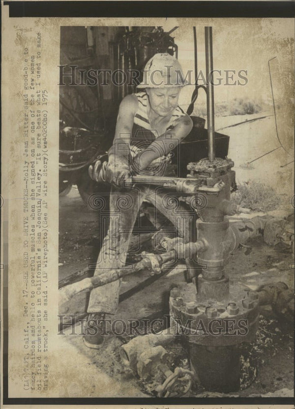 1975 California Joaquin valley Jean Ritter - Historic Images