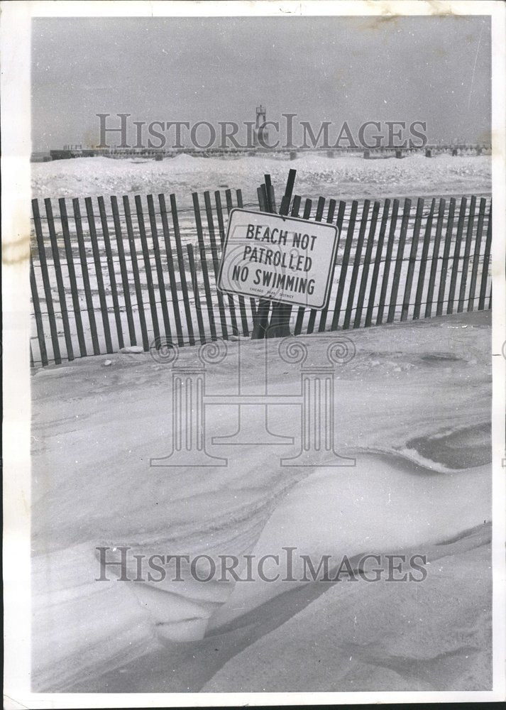 1963 Sign  North Av Beach  Howard Lyon-Historic Images