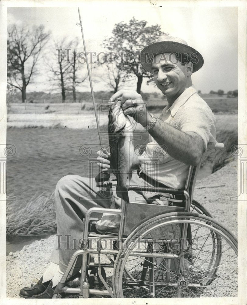 1957 Jim Cole Paraplegic Outing Richmond - Historic Images