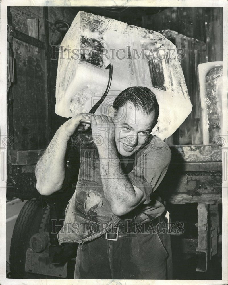 1952 Iceman George Kelly Maywood  Illinois-Historic Images