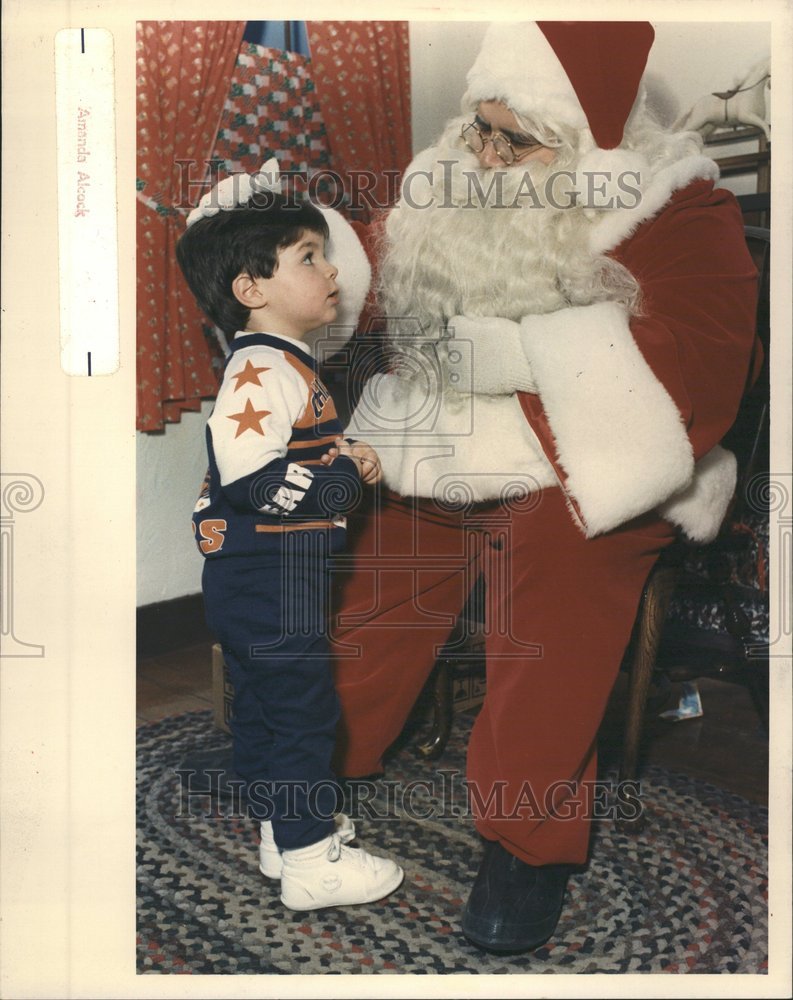 1988, Santa Claus Cozy Cloud Cottage - RRV61463 - Historic Images