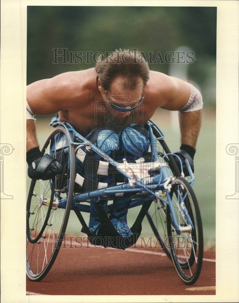 1993, handicapped race athlete - RRV62011 - Historic Images