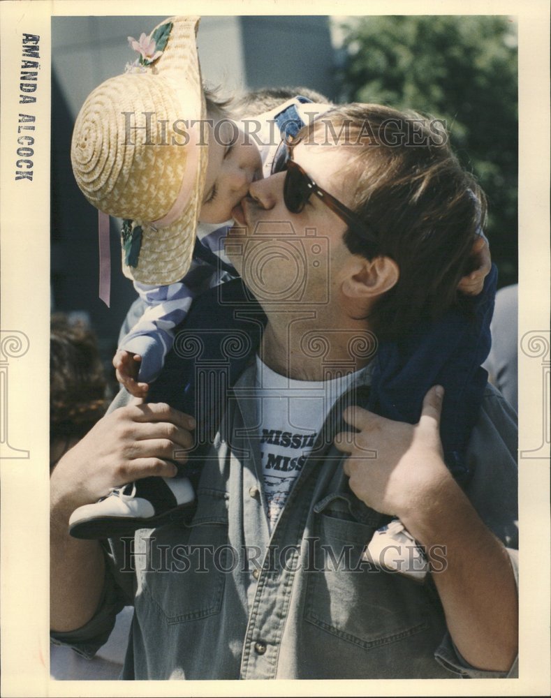 1992, Madison Edwards Fathers Day Evanston - RRV62323 - Historic Images