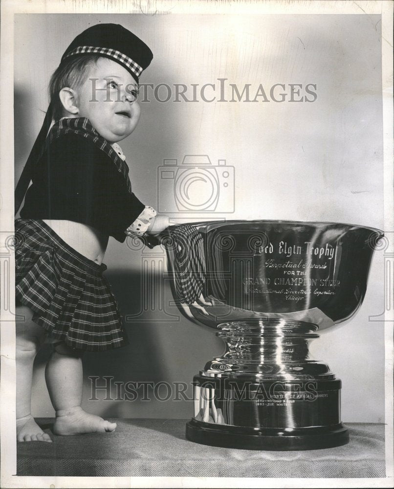 1954 Press Photo Lord Elgin Trophy Livestock Exposition - RRV62377 - Historic Images