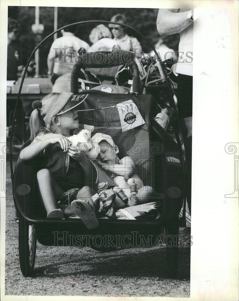 1983 Buckingham Fountain Neil Month Old-Historic Images