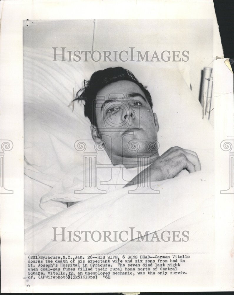 1961 Survivor mourns Death of Family - Historic Images