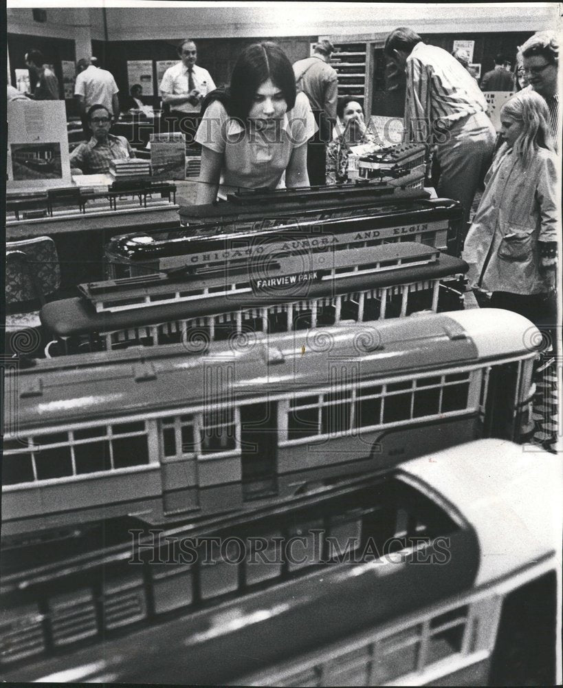 1972 Model Trolley Cars Eugene Davidson - Historic Images