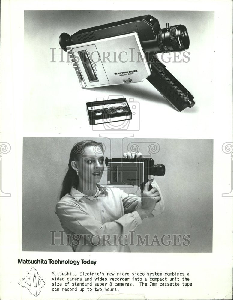 1981 Micro video system by Matsushita Elect - Historic Images