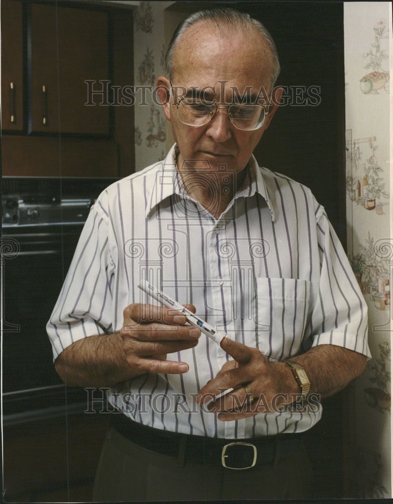 1999 Diabetes Al Hendricks Accu-Chek - Historic Images