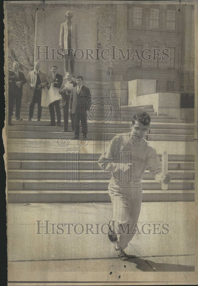 1967 Tom Zak St. Procopius Marathon MS Run - Historic Images