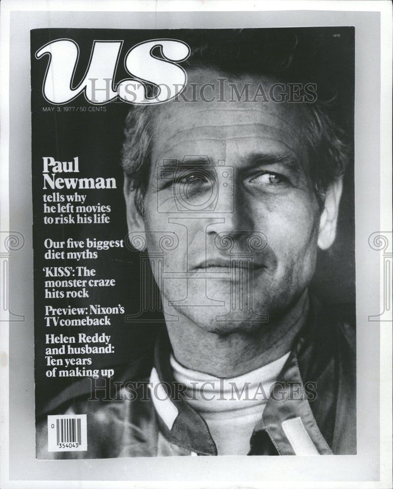 1977 Actor Paul Newman US Magazine Cover - Historic Images