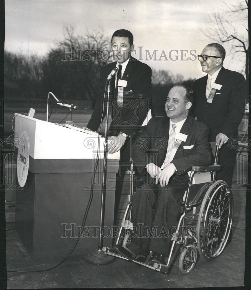 1961 Paraplegics Physically Handicapped - Historic Images