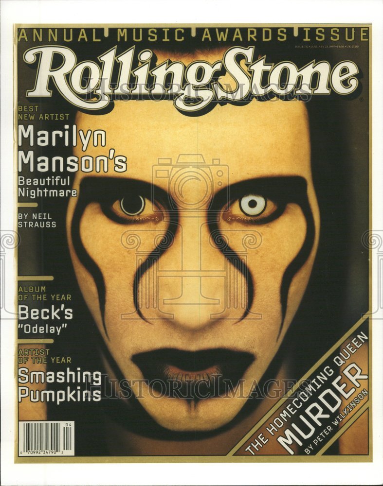 1998 Rolling Stone Marilyn Manson - Historic Images