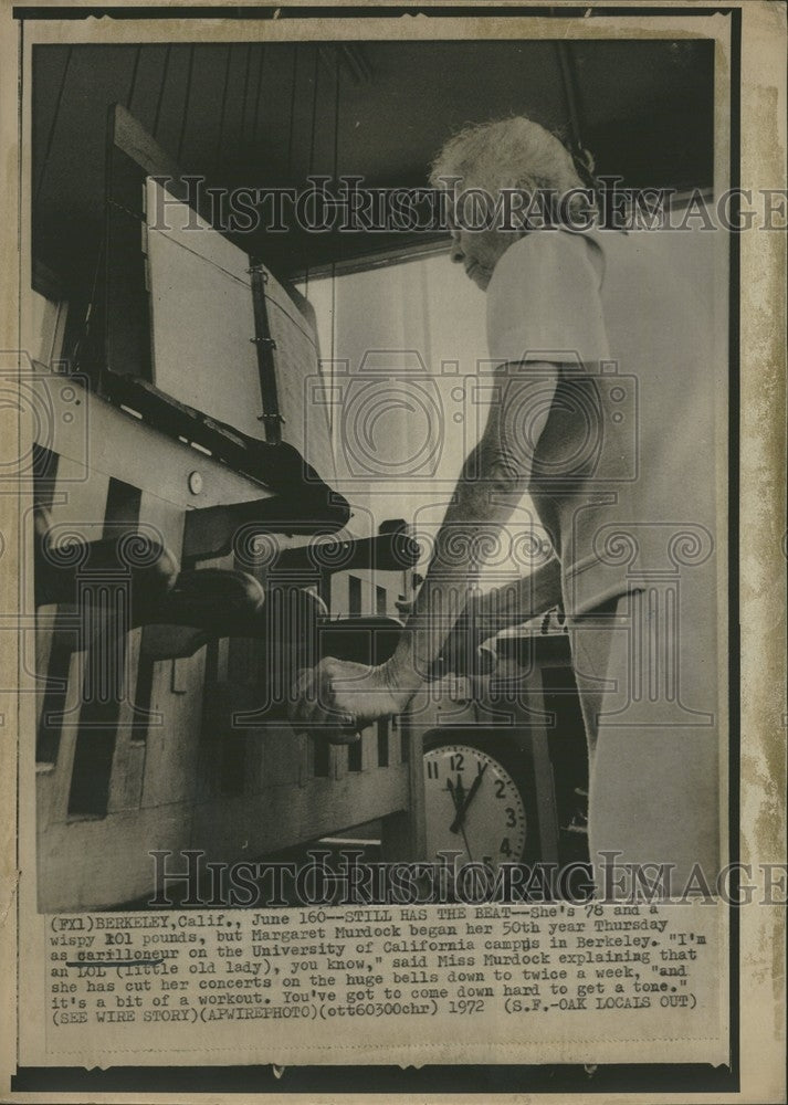 1972 Press Photo Carillon Carilloneur - RRV65255 - Historic Images