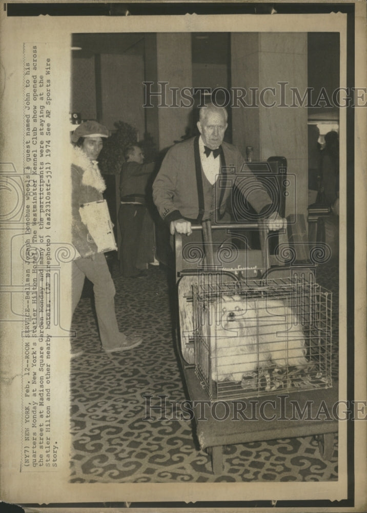 1974 Press Photo Bellman Josaph Donohue wheels John - Historic Images