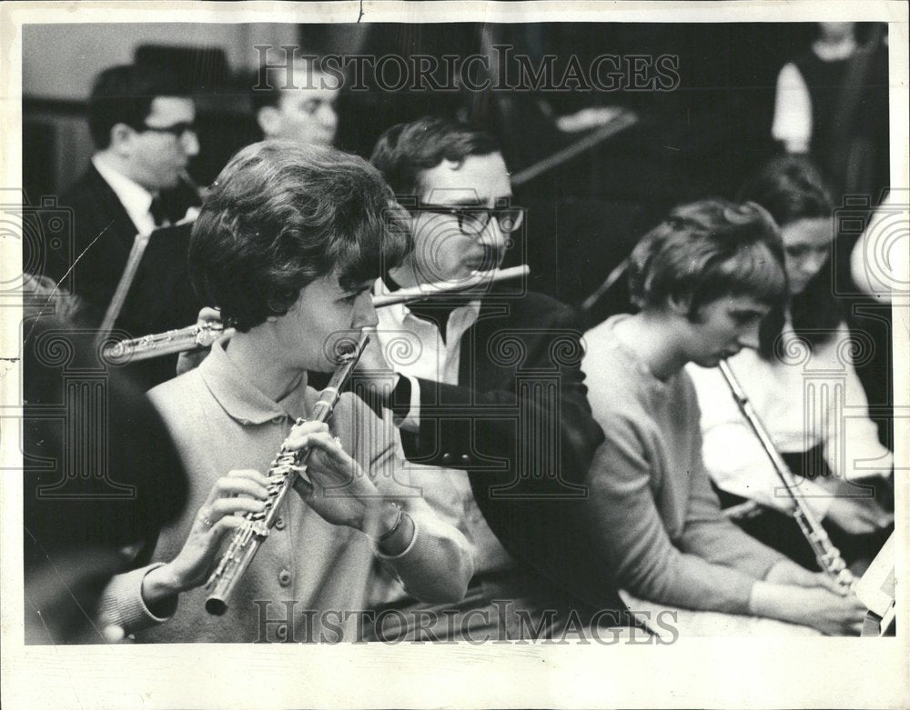 1967 Flutists Richard Stanciux Imberman - Historic Images