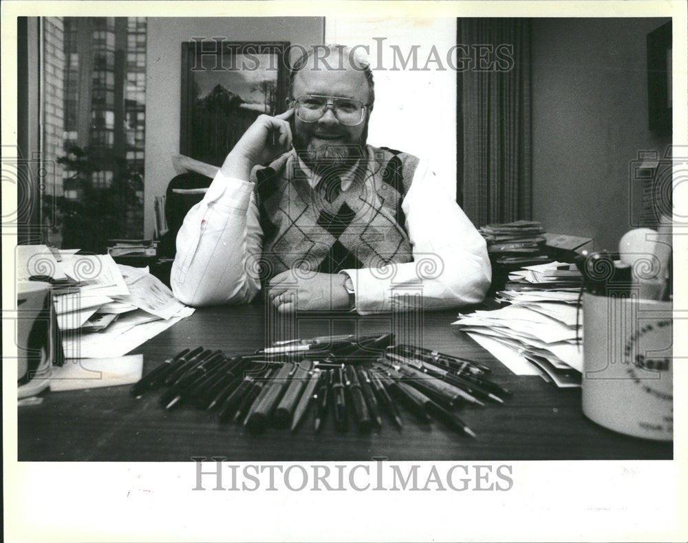 1988, John Doggett Fountain Pen Page America - RRV65533 - Historic Images