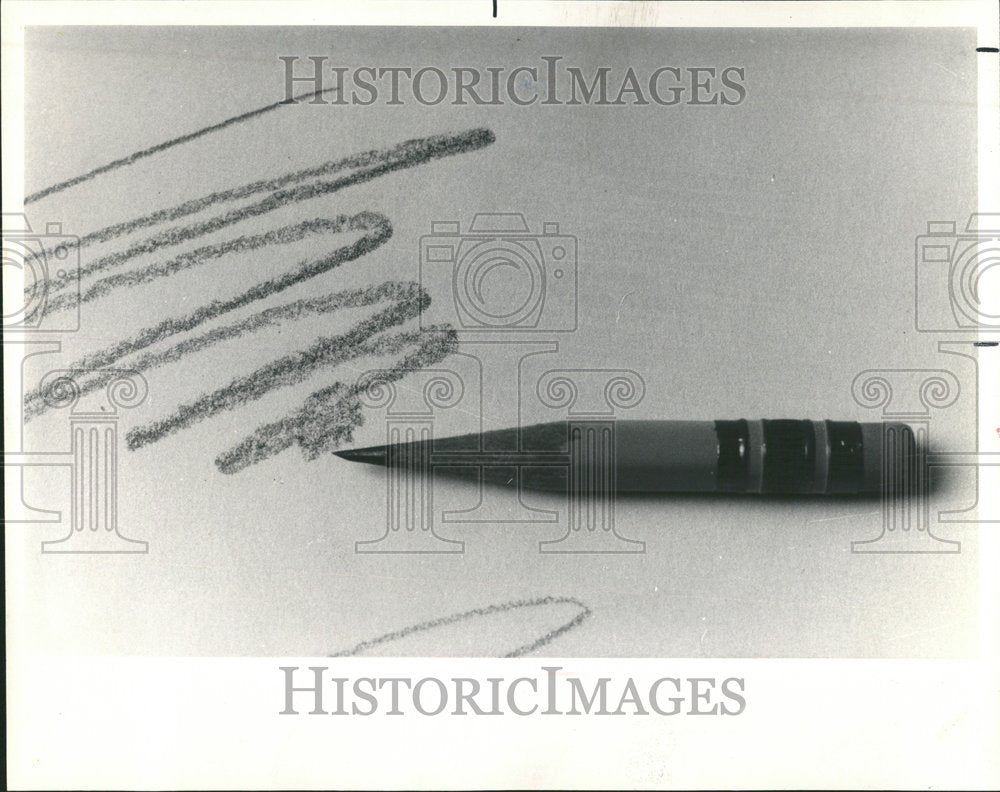 1986 Press Photo Lead Pencil/Writing Instrument - RRV65537 - Historic Images