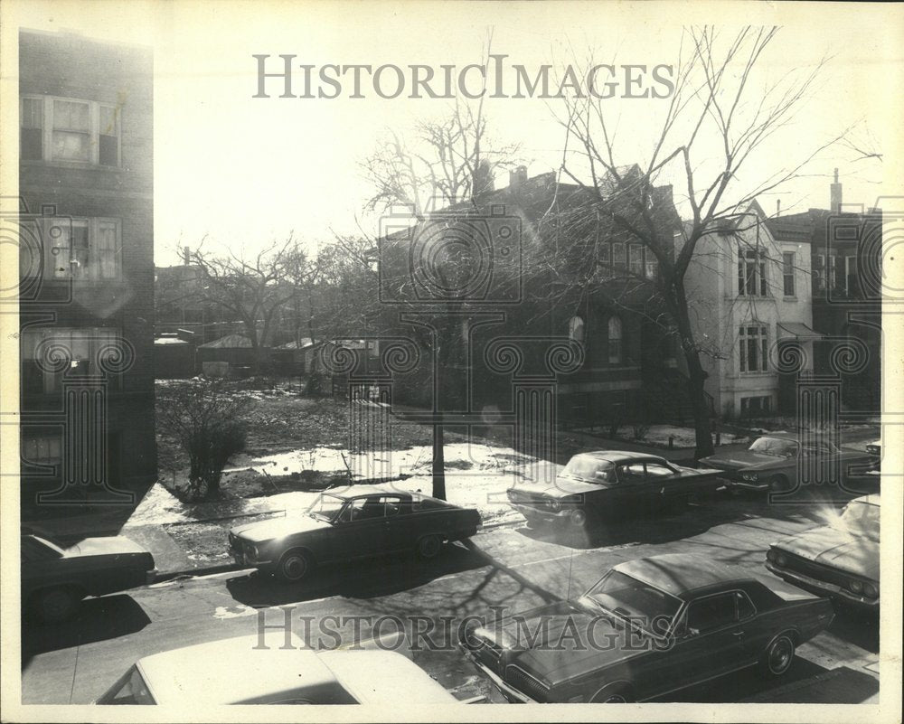 1968 Press Photo Chicago Building Demolition Vacant Lot - RRV65631 - Historic Images