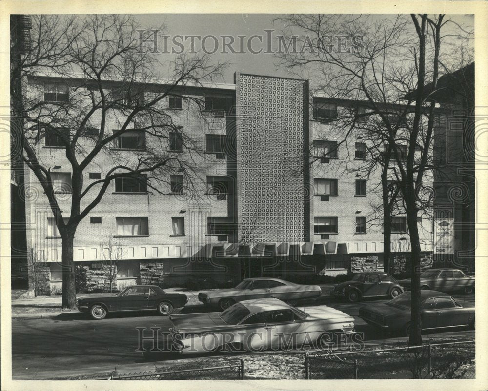 1968 Press Photo Park West Virtually Buildings Area - RRV65633 - Historic Images