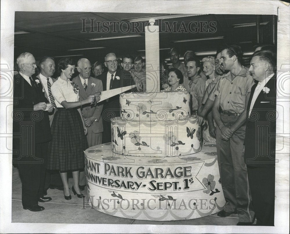 1955 Mary Jo Callaghan Grant Park Millionth - Historic Images