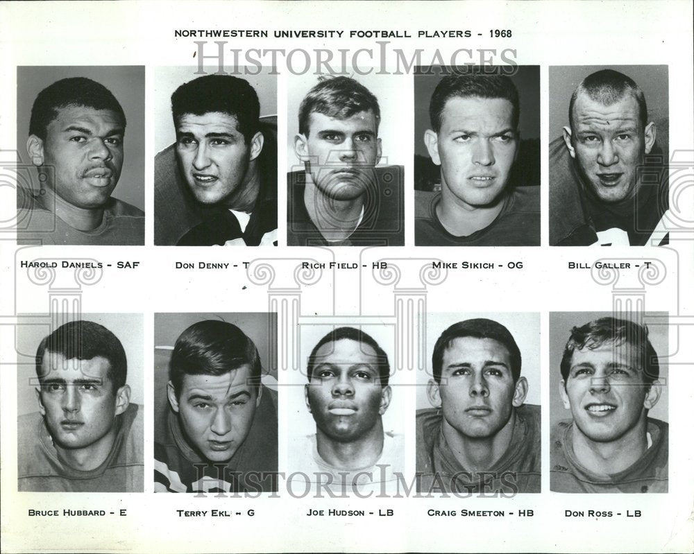 1968, Northwestern University Football Team - RRV65809 - Historic Images