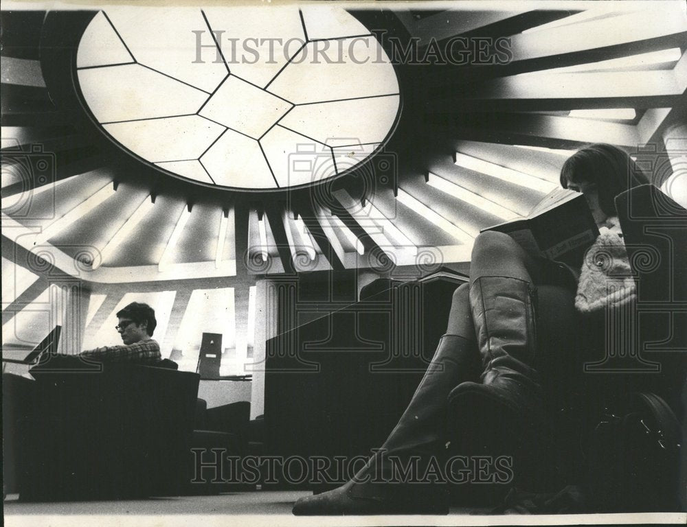 1970 Press Photo New library at Northwestern University - RRV65823 - Historic Images