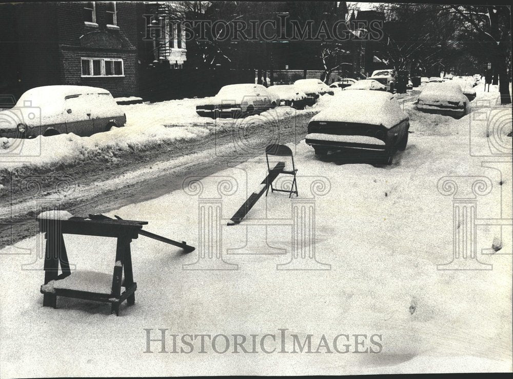 1978 Chicago Area Parking Space - Historic Images
