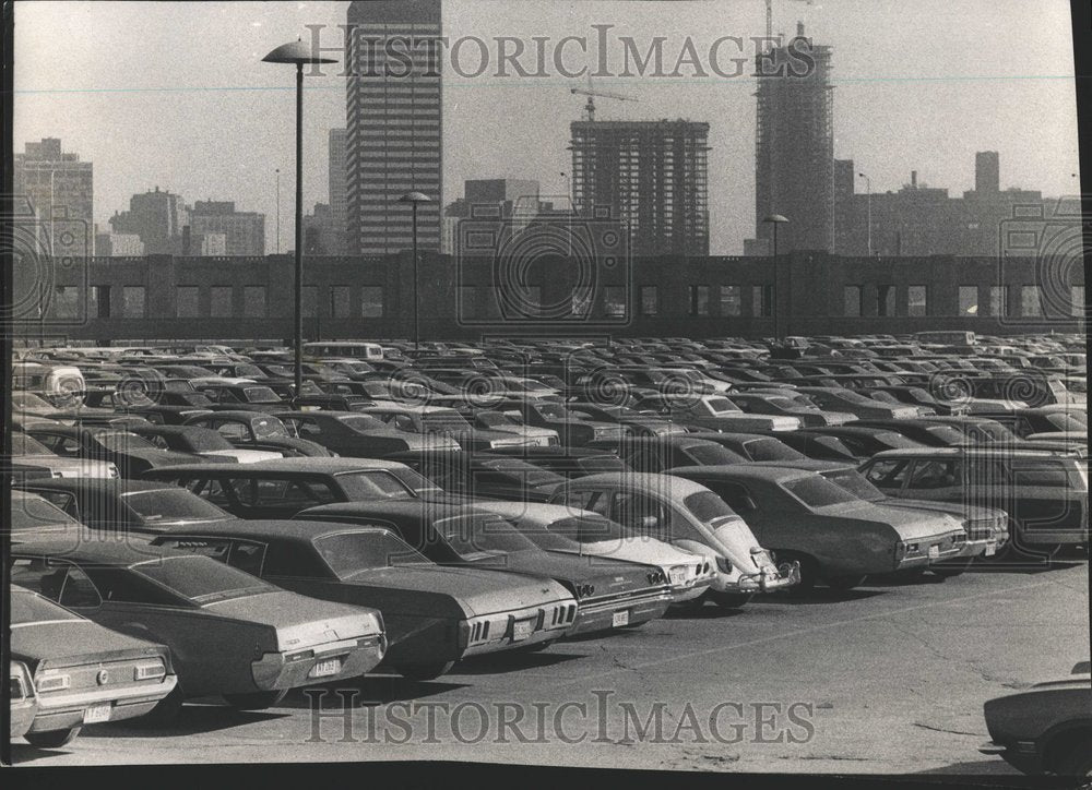 1971, Monroe and Lake Shore Parking Lot - RRV66011 - Historic Images