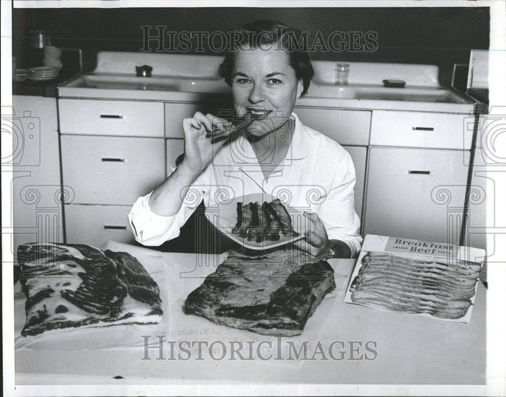 1955 Beef Bacon/Armour Meat Packing - Historic Images