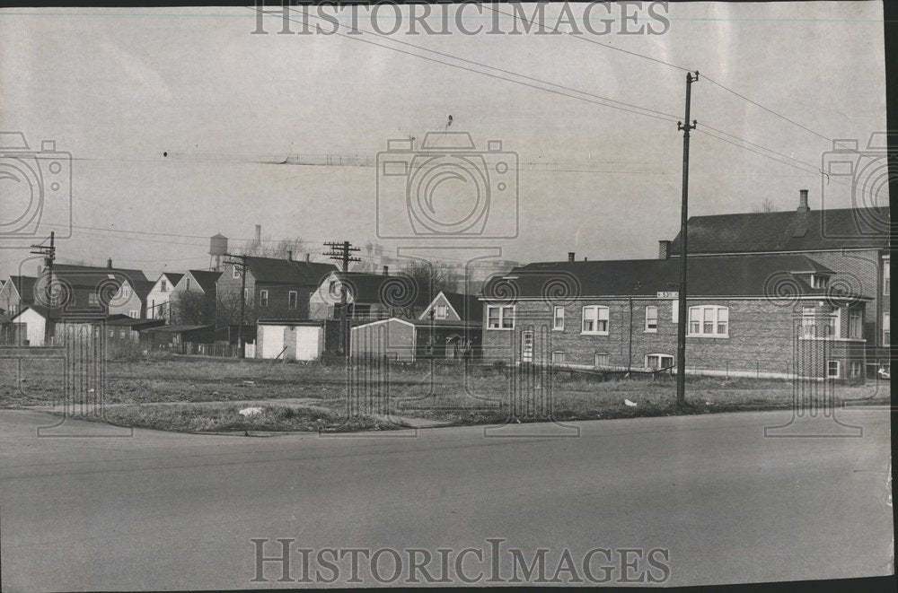 1954 Press Photo 53rd Damien Land Track Council Housing - RRV66289 - Historic Images