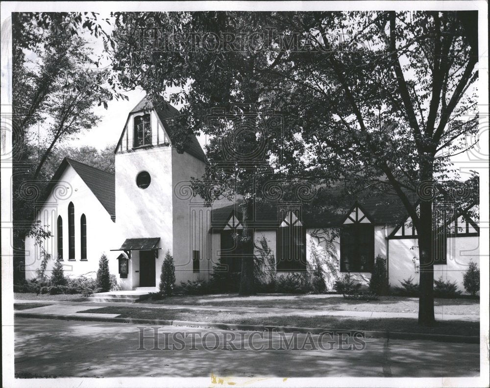 1959 Press Photo English Church Christ Chapel Court - RRV66677 - Historic Images