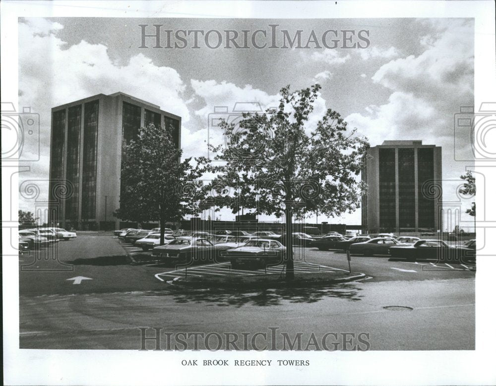 1977 Press Photo Oak Brook Regency Tower Picture Show - RRV66867 - Historic Images