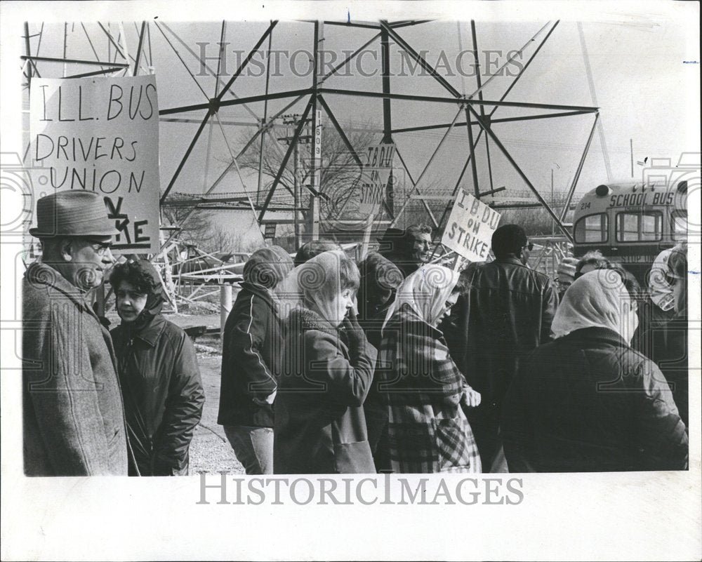 1969 Illinois Bus Drivers Union - Historic Images