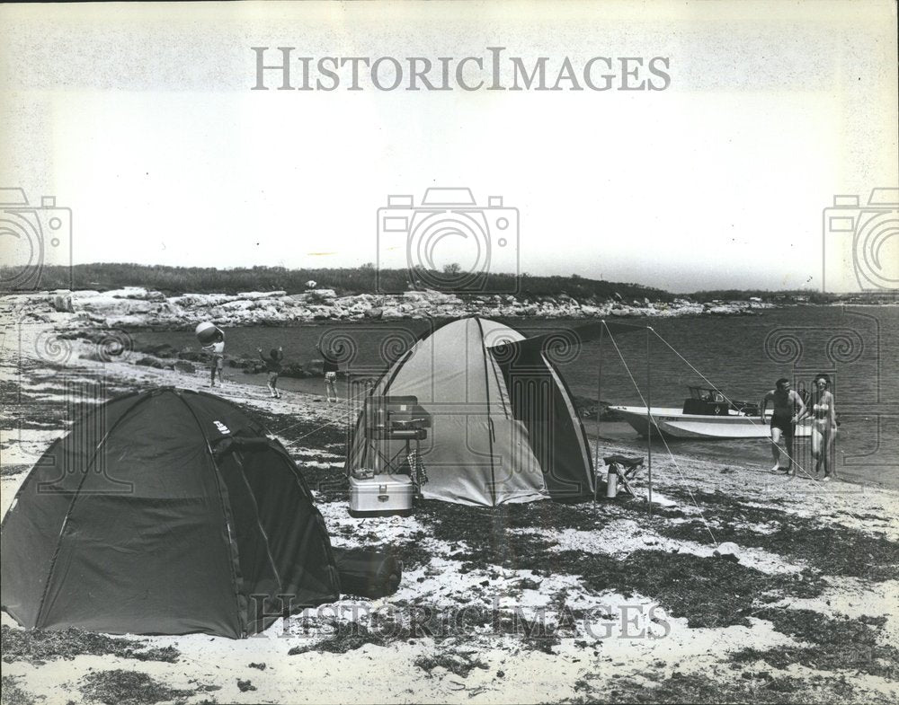 1968 Press Photo Lake Carlyle big picnic Grover spot - RRV67557 - Historic Images