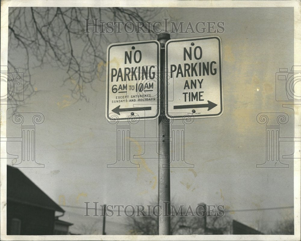 1957 Parking Ada Sign - Historic Images