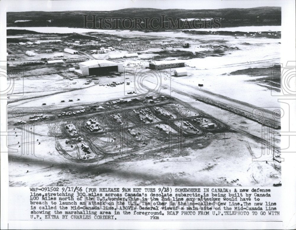 1956, Canada desolate border US subarctic - RRV67919 - Historic Images