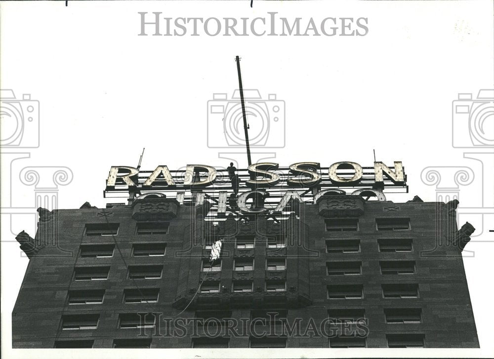 1978 Press Photo Radisson Chicago Hotel Michigan Horan - RRV67925 - Historic Images
