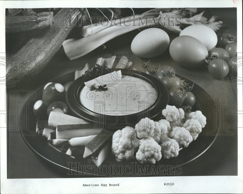 1986 Press Photo American Egg Board Radish Low Calories - RRV67941 - Historic Images