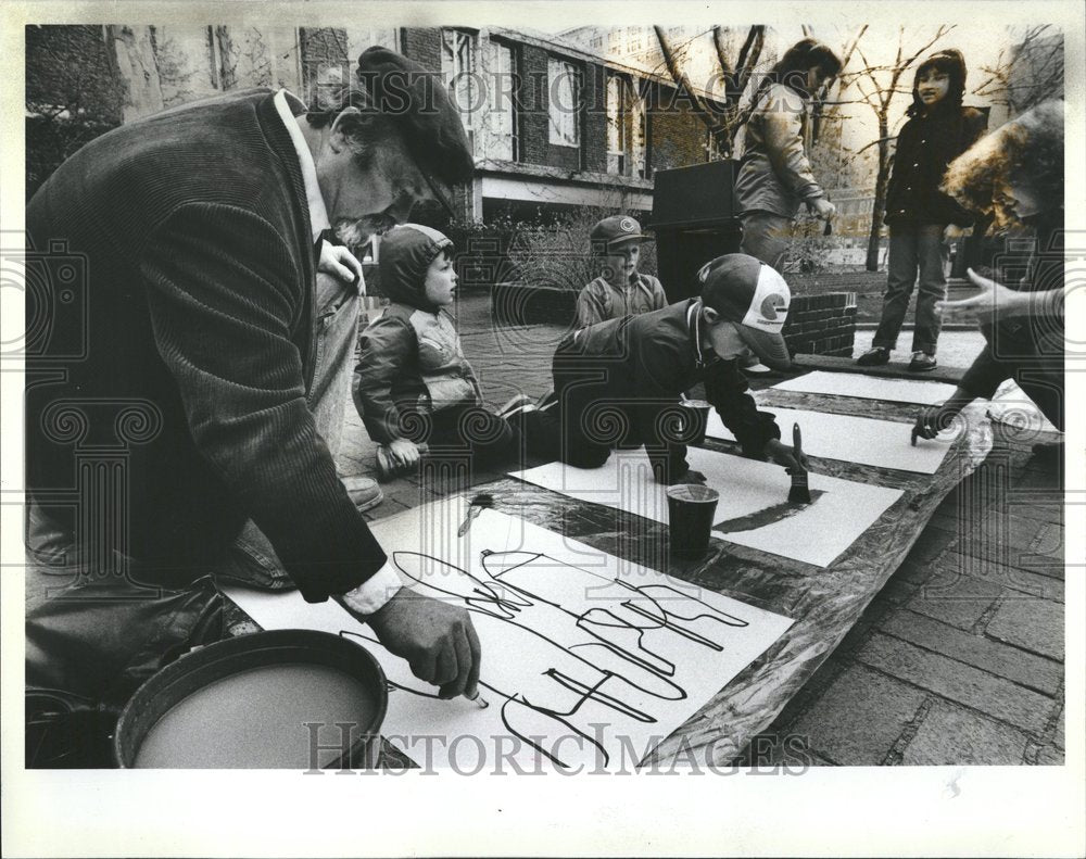 1983 Mother Day March High School Peace - Historic Images