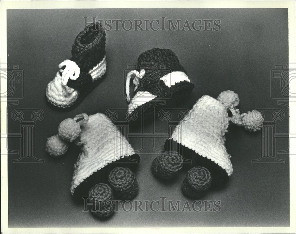 1981 Press Photo Shopwatch Item Baby Rollerstake Bootie - Historic Images