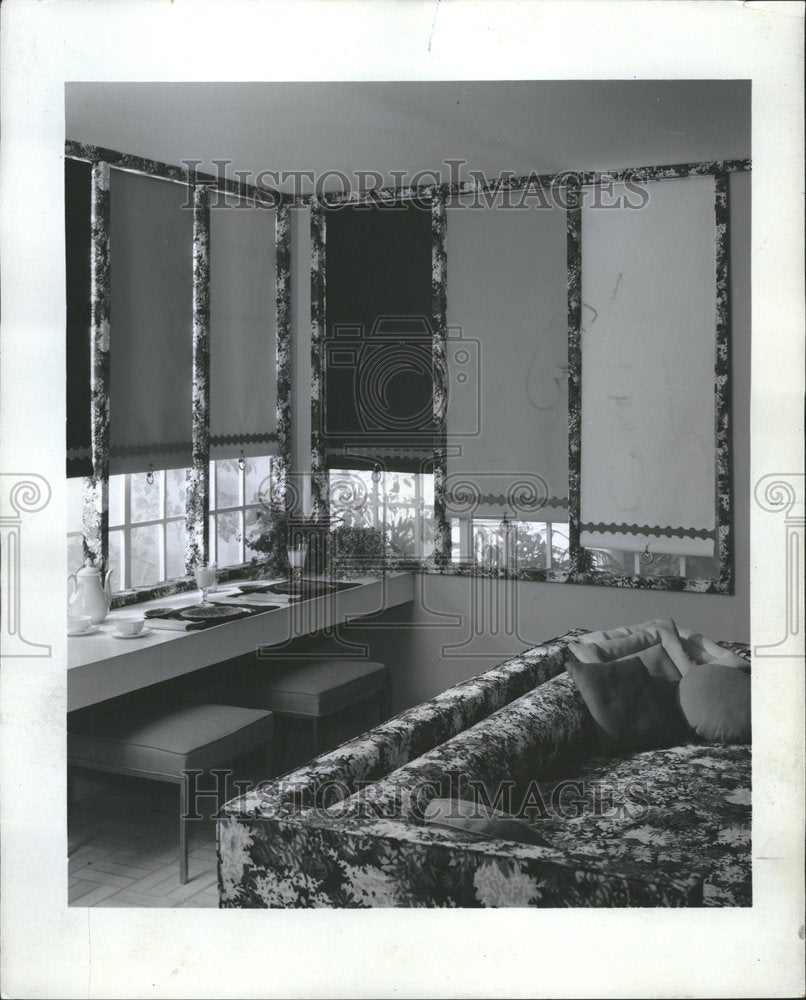 1967 Press Photo Window Shades Motyka Sun Porch - RRV68399 - Historic Images