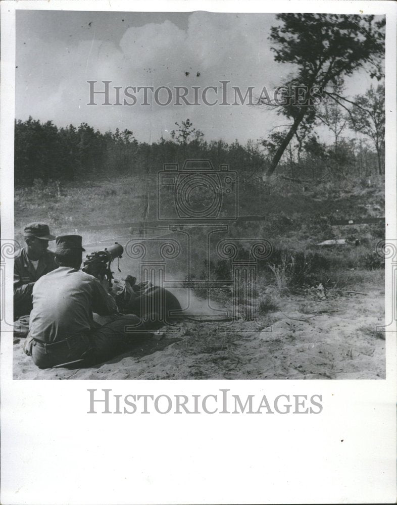 1955 Oak Tree Machine Gun Demonstration-Historic Images