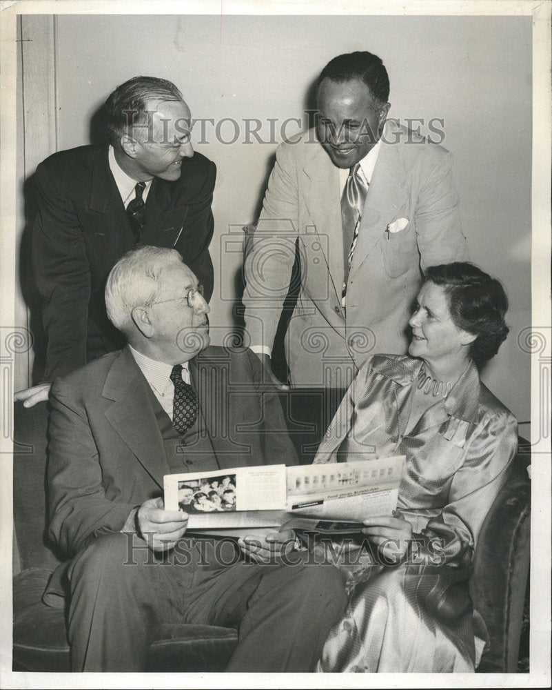 1951 Press Photo National Conference executive committe - Historic Images