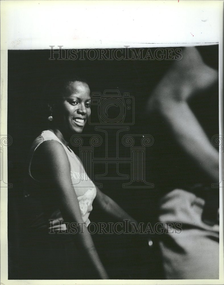 1986 Press Photo Cherene snow Cheridah Best audition - RRV68645 - Historic Images