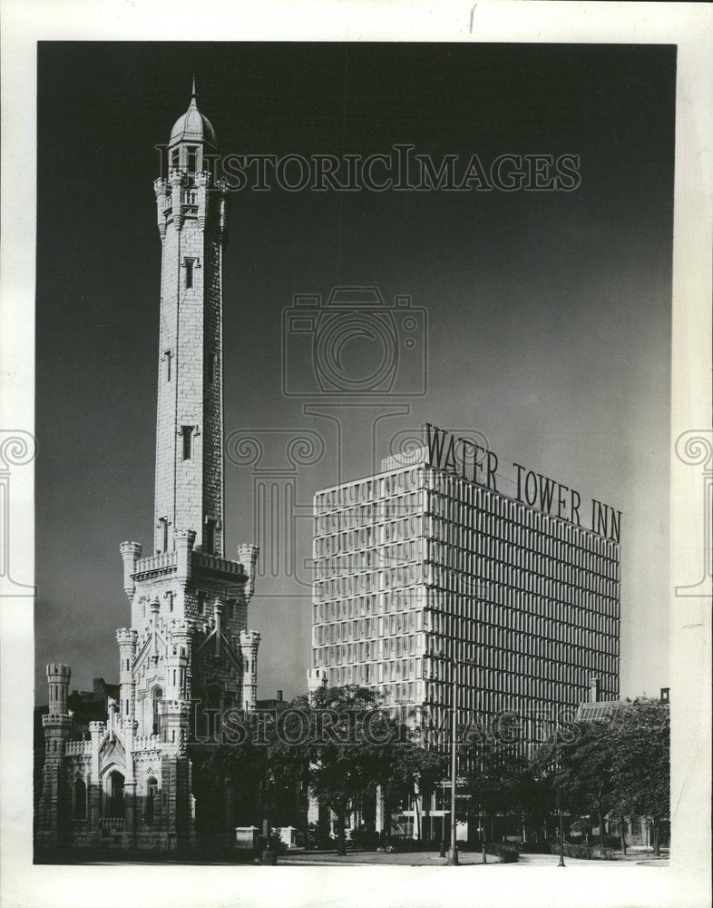 1966 Press Photo Water Tower Inn Hyatt Corporation - RRV68723 - Historic Images